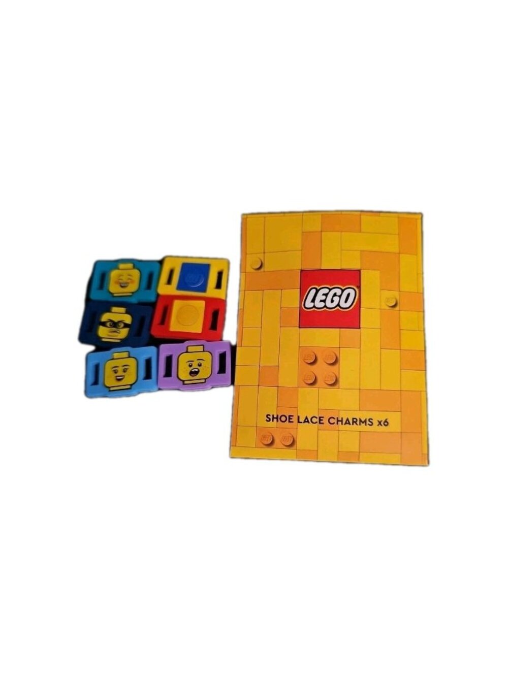 LEGO Shoe Lace Charms x 6 Set NEW VIP Reward